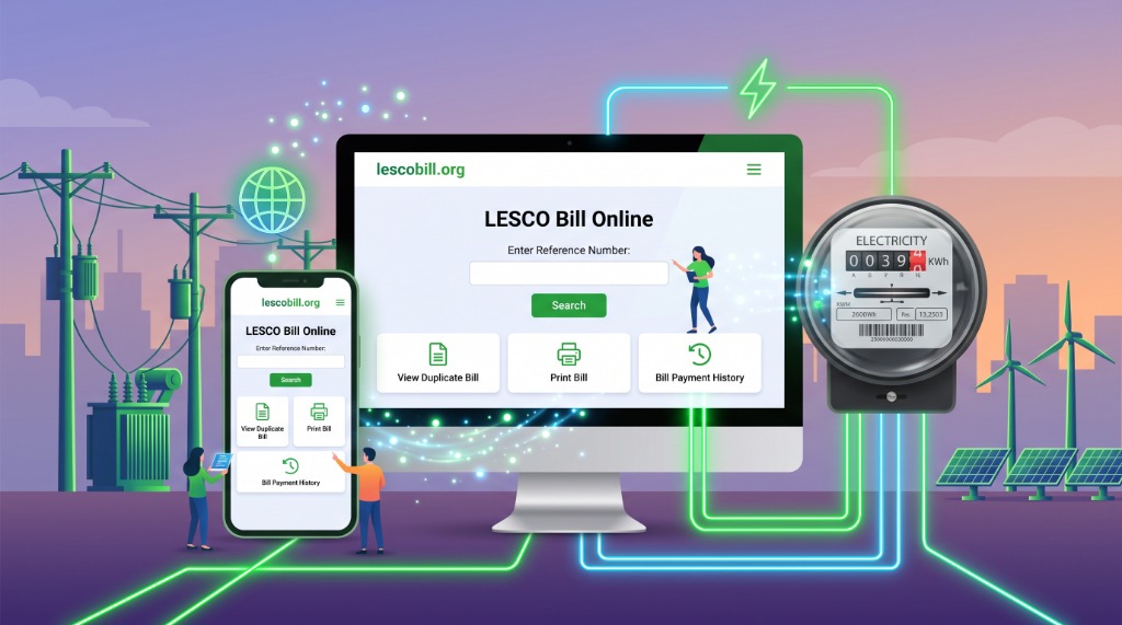 LESCO Bill Online Check Portal - Check and Pay Your Electricity Bill