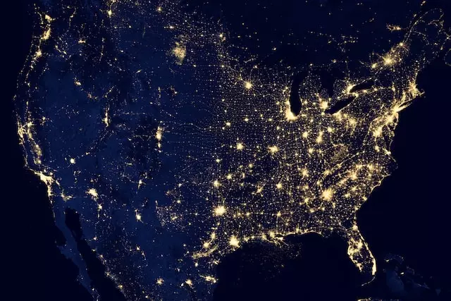 USA from Space by NASA